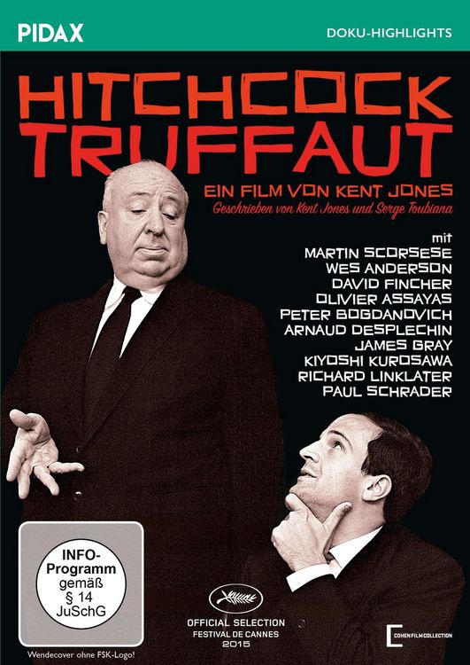 Produktbild: Hitchcock/Truffaut / Die preisgekr&ouml;nte Dokumentation &uuml;ber den &bdquo;Meister der Spannung&ldquo; Alfred Hitchcock (Pidax Doku-Highlights)