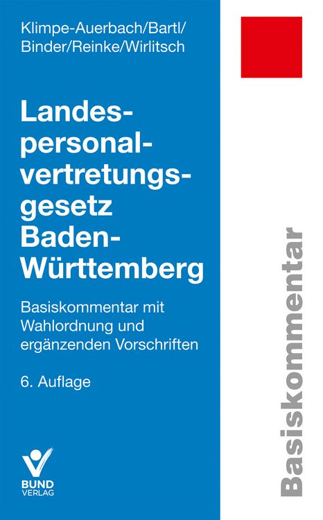 Produktbild: Landespersonalvertretungsgesetz Baden-W&uuml;rttemberg