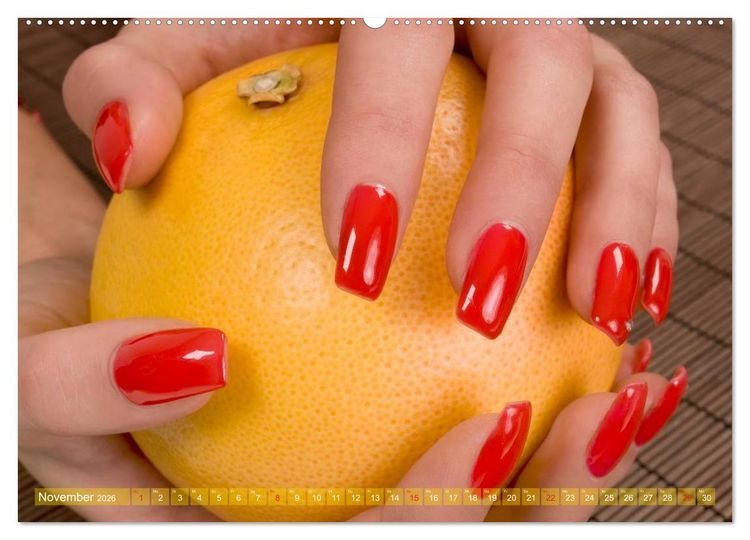 Produktbild: Verg&auml;ngliche Kunst - Nailart Episode 2 (hochwertiger Premium Wandkalender 2026 DIN A2 quer), Kunstdruck in Hochglanz