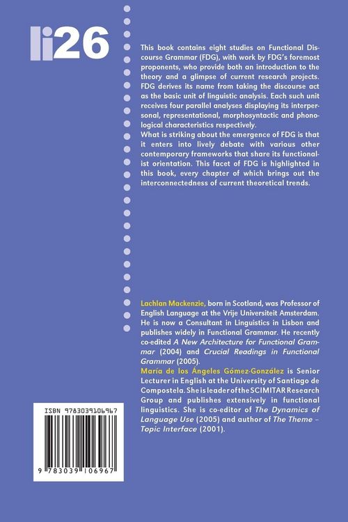 Produktbild: Studies in Functional Discourse Grammar