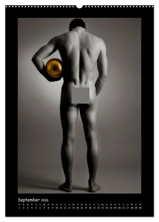 Produktbild: Golden Ball - M&auml;nner Akte (hochwertiger Premium Wandkalender 2026 DIN A2 hoch), Kunstdruck in Hochglanz