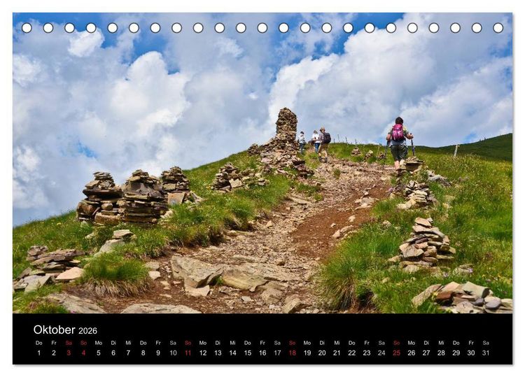 Produktbild: Die Dolomiten &ndash; Wanderparadies in S&uuml;dtirol (Tischkalender 2026 DIN A5 quer), CALVENDO Monatskalender