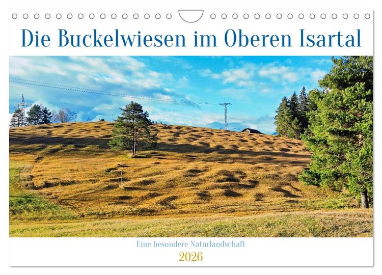 Produktbild: Die Buckelwiesen im Oberen Isartal (Wandkalender 2026 DIN A4 quer), CALVENDO Monatskalender