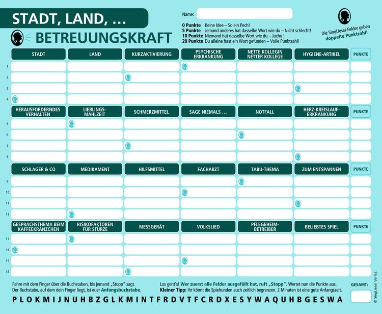 Produktbild: Stadt, Land, Betreuungskraft