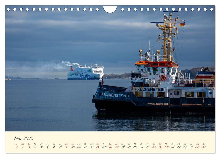 Produktbild: Kiel &ndash; Maritimes Flair im Wandel der Jahreszeiten (Wandkalender 2026 DIN A4 quer), CALVENDO Monatskalender