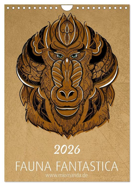Produktbild: Fauna Fantastica (Wandkalender 2026 DIN A4 hoch), CALVENDO Monatskalender