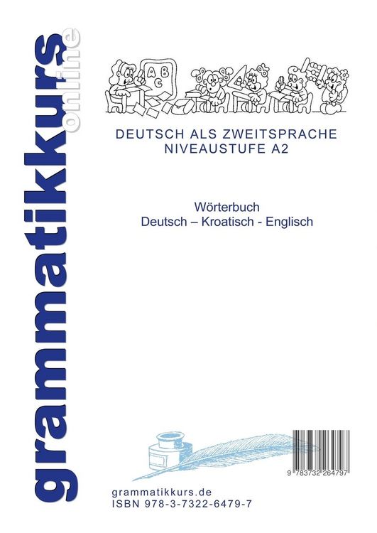Produktbild: W&ouml;rterbuch A2 Deutsch - Kroatisch - Bosnisch - Serbisch - Englisch