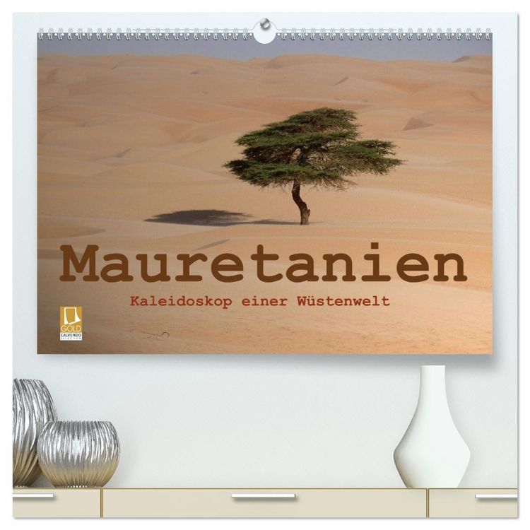 Produktbild: Mauretanien - Kaleidoskop einer W&uuml;stenwelt (hochwertiger Premium Wandkalender 2026 DIN A2 quer), Kunstdruck in Hochglanz