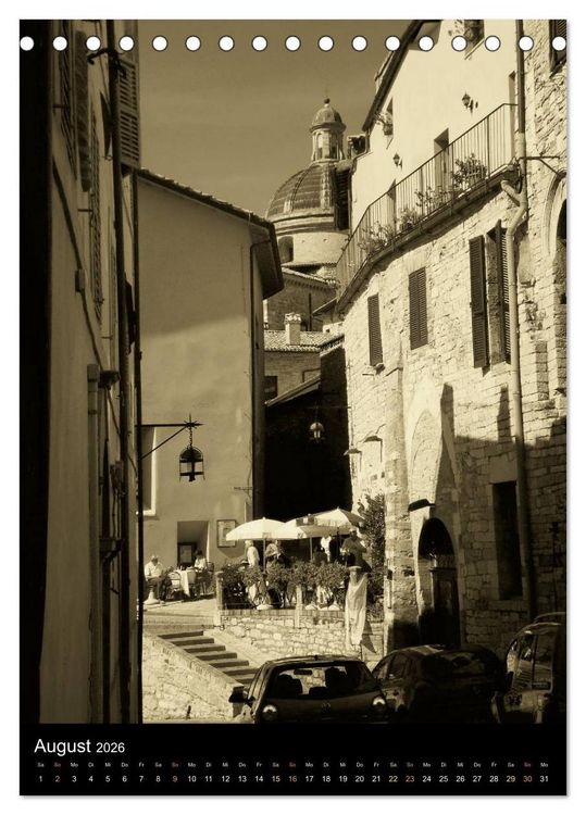 Produktbild: Assisi. Ein Ort der Besinnung. (Tischkalender 2026 DIN A5 hoch), CALVENDO Monatskalender
