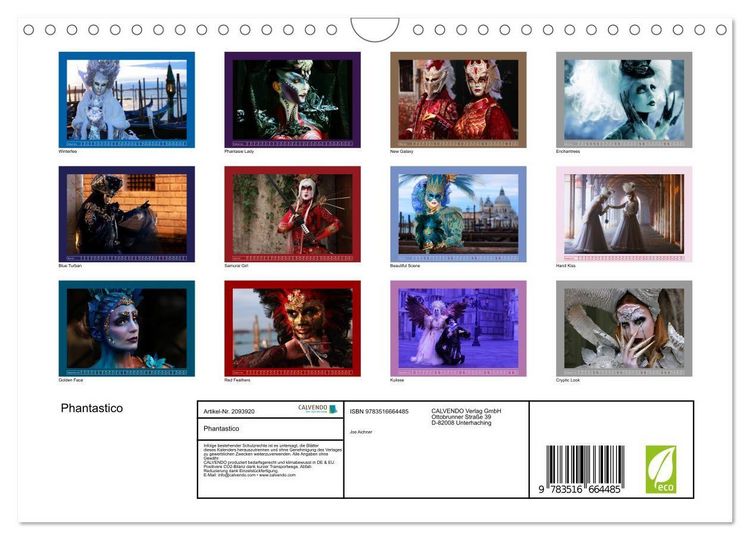 Produktbild: Phantastico (Wandkalender 2026 DIN A4 quer), CALVENDO Monatskalender