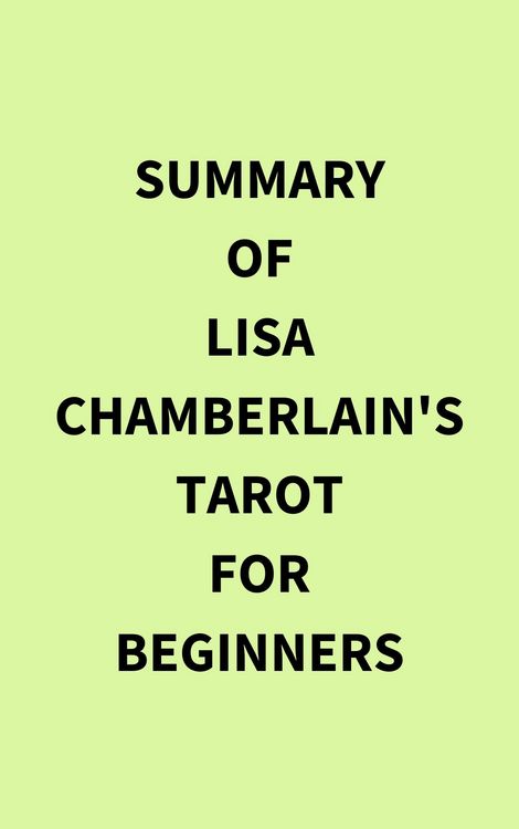 Produktbild: Summary of Lisa Chamberlain's Tarot for Beginners