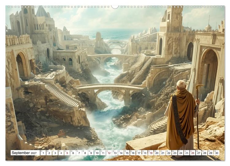 Produktbild: Atlantis &ndash; Glanz und Fall einer verlorenen Welt (Wandkalender 2027 DIN A2 quer), CALVENDO Monatskalender