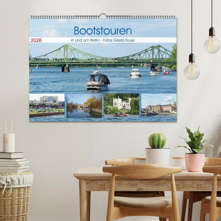 Produktbild: Bootstouren in und um Berlin (Wandkalender 2026 DIN A2 quer), CALVENDO Monatskalender
