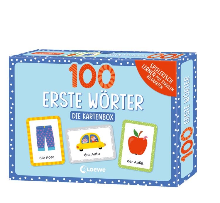 Produktbild: 100 erste W&ouml;rter - Die Kartenbox