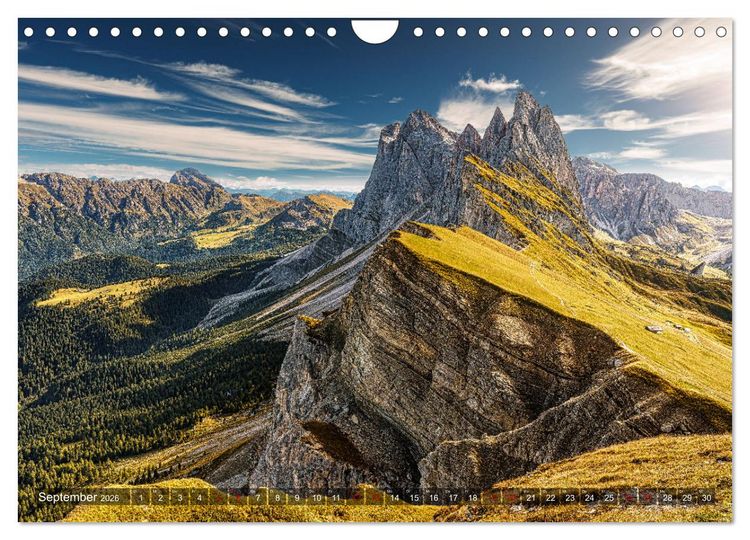 Produktbild: Bella Italia - Berge und Meer (Wandkalender 2026 DIN A4 quer), CALVENDO Monatskalender