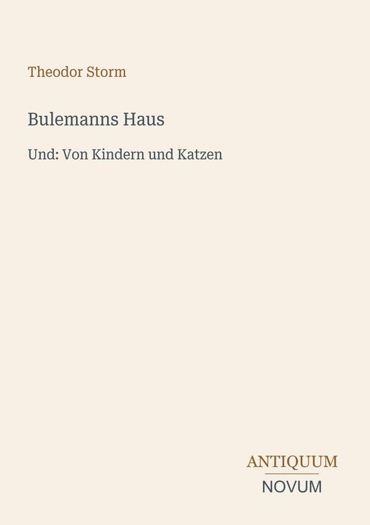 Produktbild: Bulemanns Haus