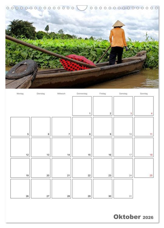Produktbild: Vietnam 2026 Land der Kontraste (Wandkalender 2026 DIN A3 hoch), CALVENDO Monatskalender