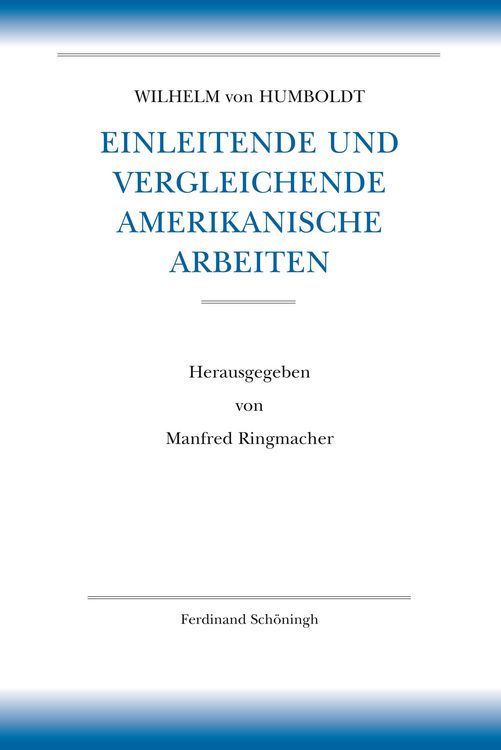 Produktbild: Einleitende und vergleichende amerikanische Arbeiten