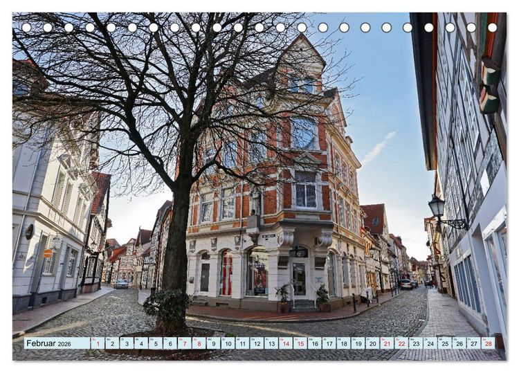 Produktbild: Hameln - Fachwerk und Weserrenaissance (Tischkalender 2026 DIN A5 quer), CALVENDO Monatskalender