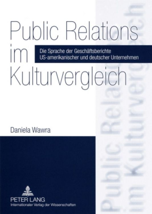 Produktbild: Public Relations im Kulturvergleich
