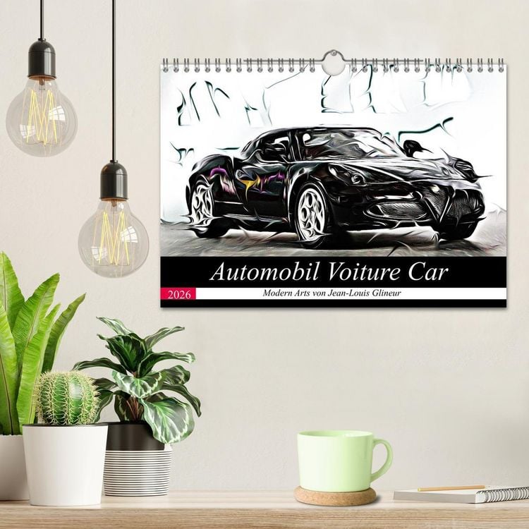 Produktbild: Automobil Voiture Car (Wandkalender 2026 DIN A4 quer), CALVENDO Monatskalender