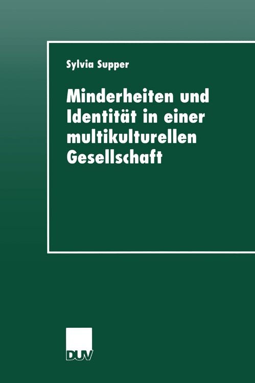 Produktbild: Minderheiten und Identit&auml;t in einer multikulturellen Gesellschaft