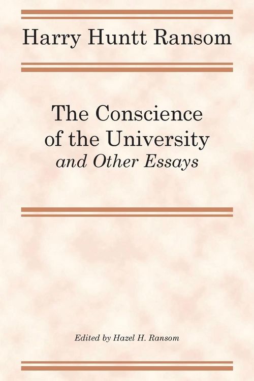 Produktbild: The Conscience of the University, and Other Essays