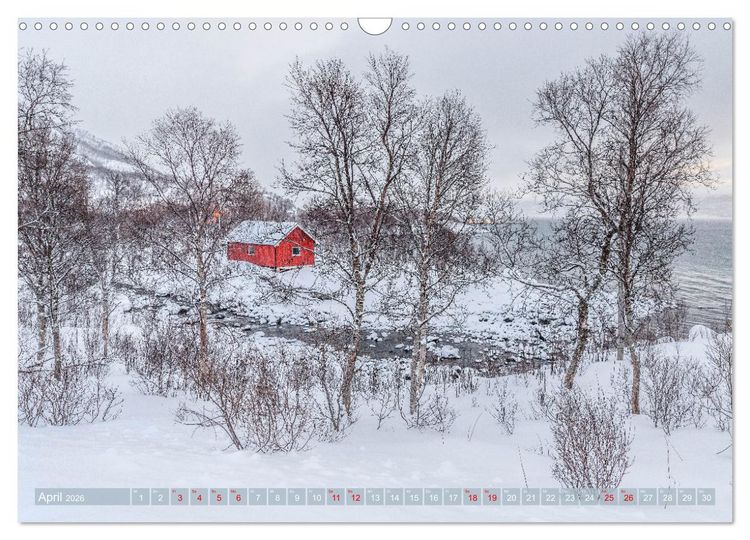 Produktbild: Troms&oslash; in der Polarnacht (Wandkalender 2026 DIN A3 quer), CALVENDO Monatskalender