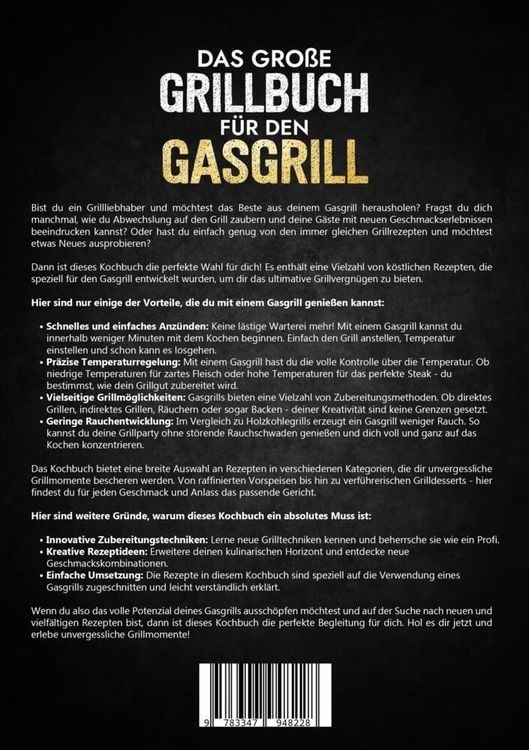 Produktbild: Das gro&szlig;e Grillbuch f&uuml;r den Gasgrill