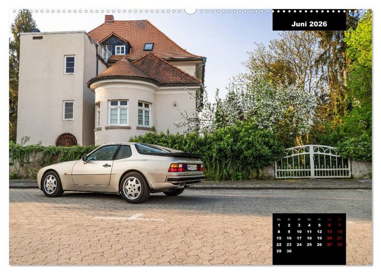 Produktbild: &acute;89 Porsche 944 S2 (hochwertiger Premium Wandkalender 2026 DIN A2 quer), Kunstdruck in Hochglanz