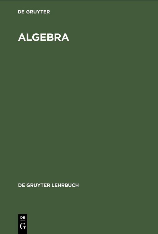 Produktbild: Algebra