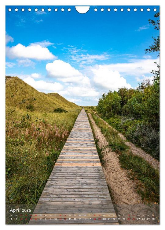 Produktbild: Nordfriesland, Zwischen St. Peter Ording und Sylt (Wandkalender 2026 DIN A4 hoch), CALVENDO Monatskalender