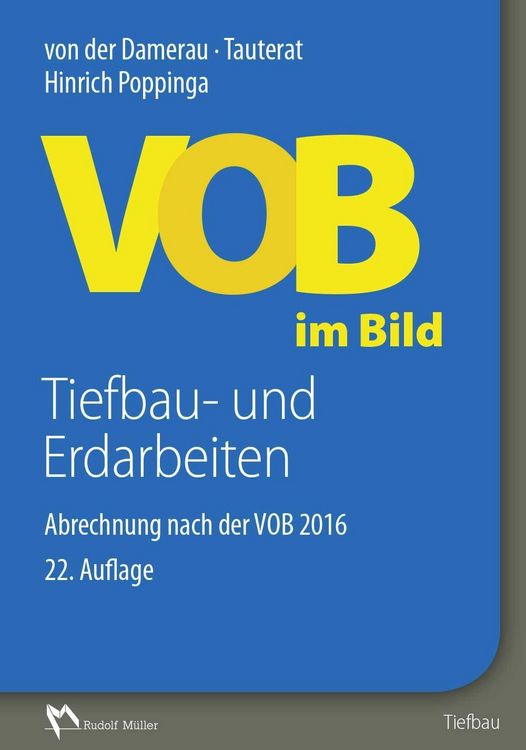 Produktbild: VOB im Bild - Tiefbau- und Erdarbeiten - E-Book (PDF)