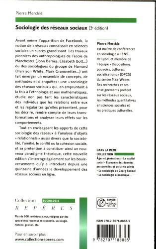 Produktbild: Sociologie des r&eacute;seaux sociaux