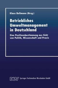 Produktbild: Betriebliches Umweltmanagement in Deutschland