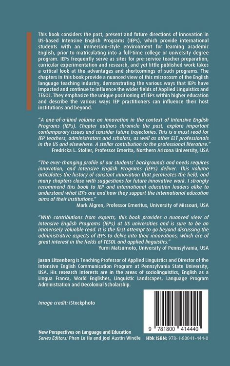 Produktbild: Innovation in University-Based Intensive English Programs
