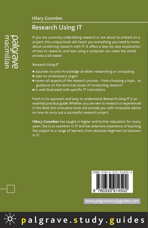 Produktbild: Research Using IT