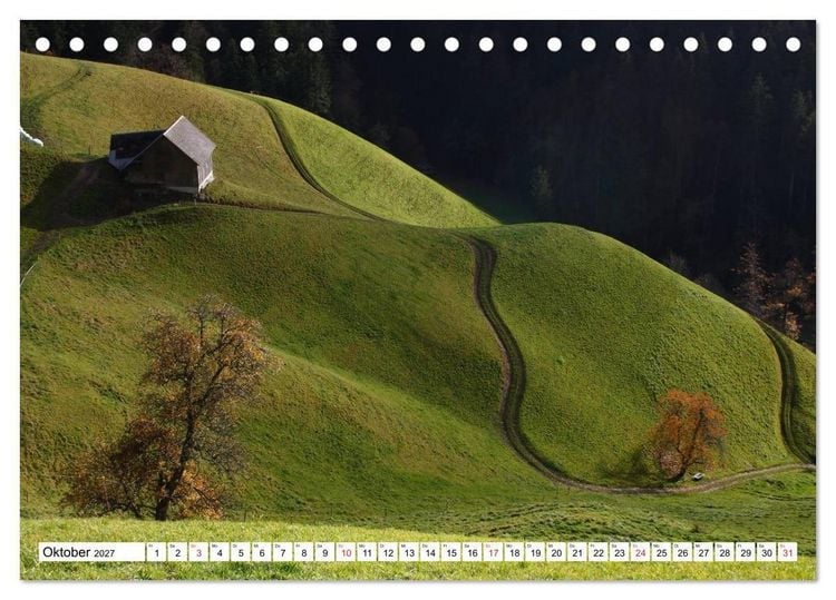 Produktbild: Unteremmental (Tischkalender 2027 DIN A5 quer), CALVENDO Monatskalender