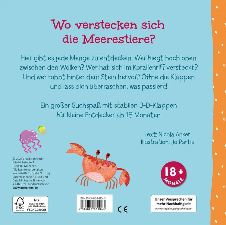 Produktbild: Klapp auf! Wo verstecken sich die Meerestiere?