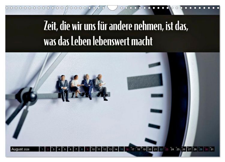 Produktbild: Im Flow der Zeit - im Hier und Jetzt (Wandkalender 2026 DIN A3 quer), CALVENDO Monatskalender