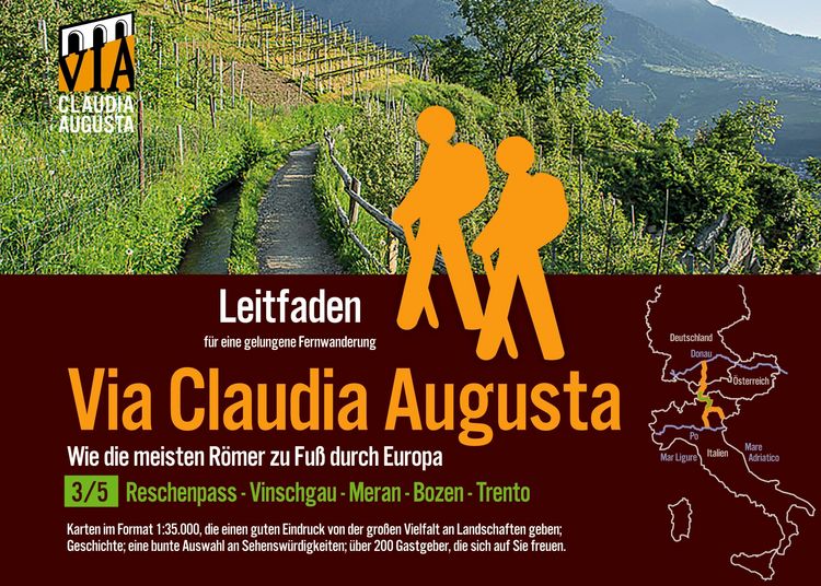 Produktbild: Fern-Wander-Route Via Claudia Augusta 3/5 Reschenpass-Trento