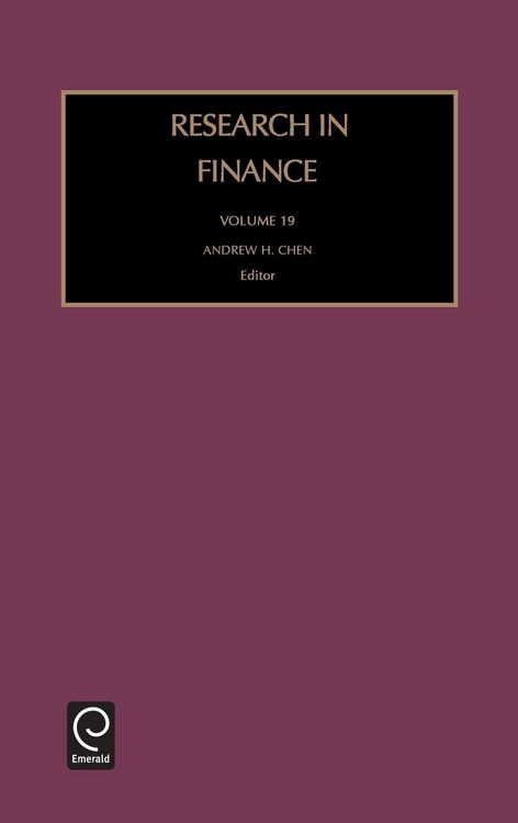 Produktbild: Research in Finance
