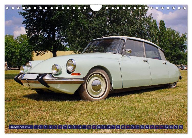 Produktbild: Damals war's - Oldtimer der F&uuml;nfziger bis Achtziger Jahre (Wandkalender 2026 DIN A4 quer), CALVENDO Monatskalender