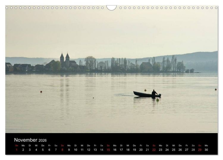 Produktbild: Ein Jahr am BODENSEE (Wandkalender 2026 DIN A3 quer), CALVENDO Monatskalender