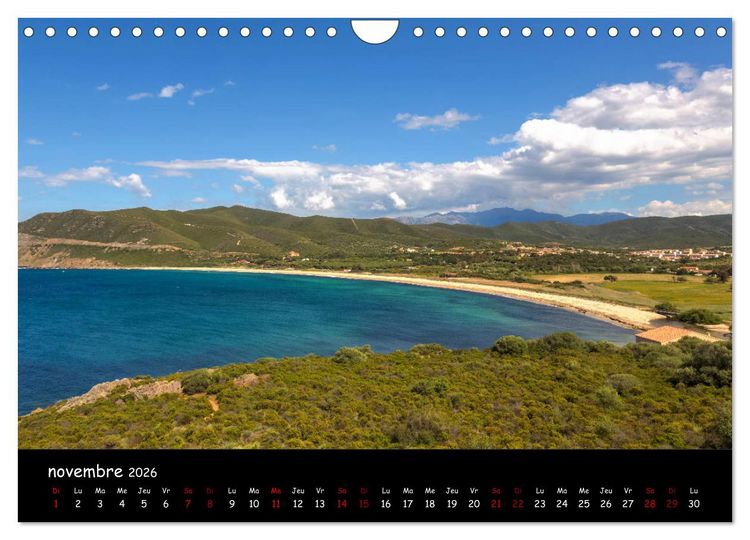 Produktbild: La Corse de plage en plage (Calendrier mural 2026 DIN A4 vertical), CALVENDO calendrier mensuel