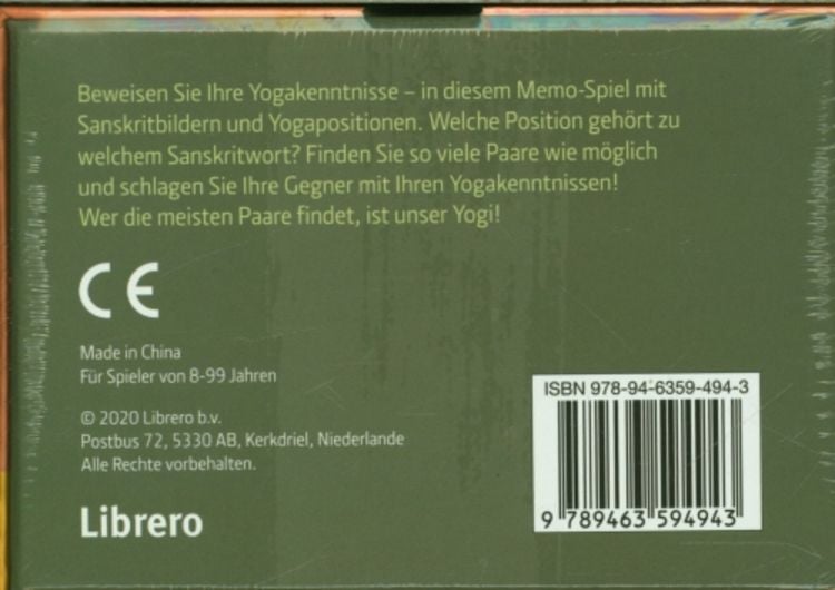Produktbild: Yoga-Positionen - das Andere Memo-Spiel