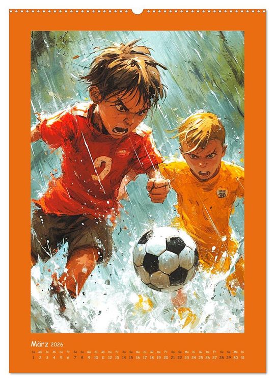 Produktbild: Anime Kids. Outdoor Kinderspa&szlig; und Sport (hochwertiger Premium Wandkalender 2026 DIN A2 hoch), Kunstdruck in Hochglanz