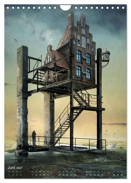 Produktbild: Hinter dem Horizont im Reich der Fantasie (Wandkalender 2027 DIN A4 hoch), CALVENDO Monatskalender