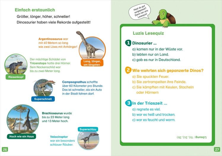 Produktbild: WAS IST WAS Erstes Lesen. Dinosaurier