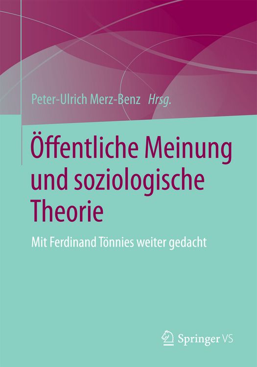 Produktbild: &Ouml;ffentliche Meinung und soziologische Theorie